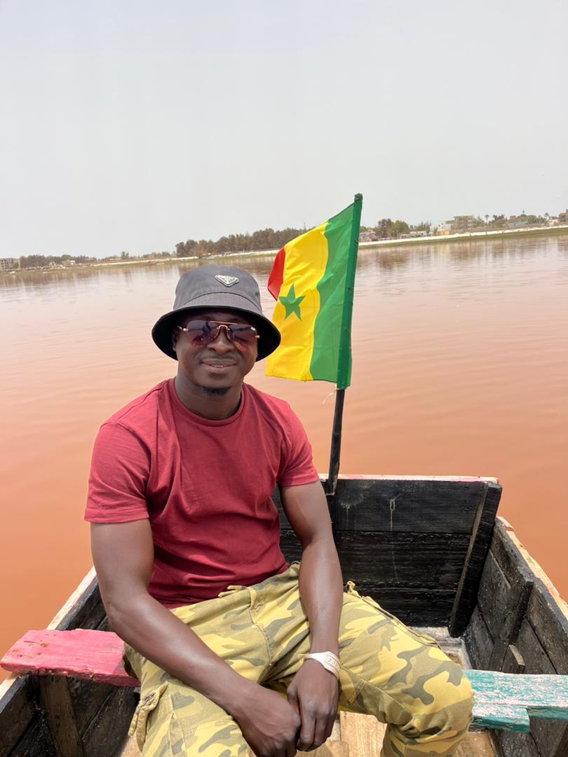 Pink lake Senegal